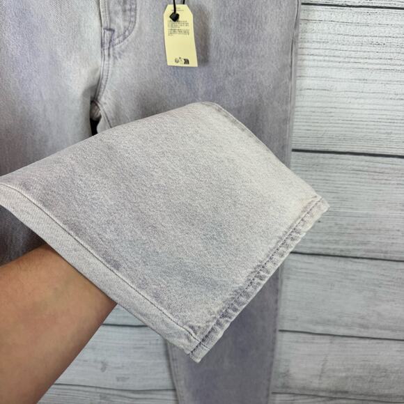 Levi's Women's 501 High Waisted Purple Washed 90's Straight Leg Jeans Size 27 - Picture 5 of 11